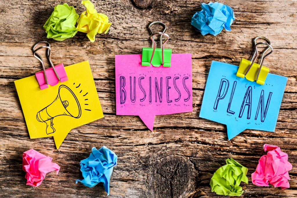 bulle Post-it : Business plan